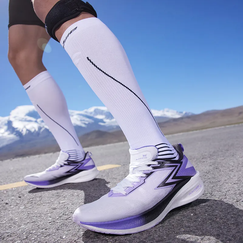 361° Flying ET Running Shoes Unisex Low Top 361 Degrees White/Digital Lavender-7