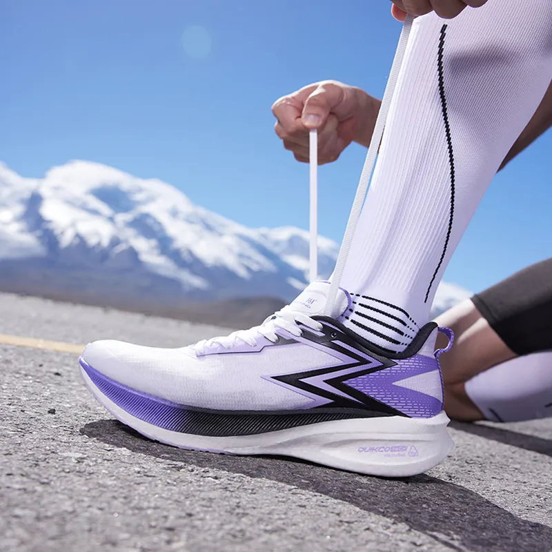 361° Flying ET Running Shoes Unisex Low Top 361 Degrees White/Digital Lavender-8