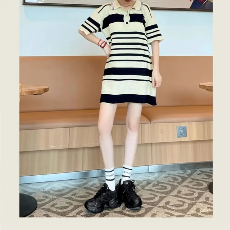 HUANQIU Cushioned Anti-Slip Wear-Resistant Lightweight Height Increasing Low-Top Chunky Sneakers Women's Ecru-5