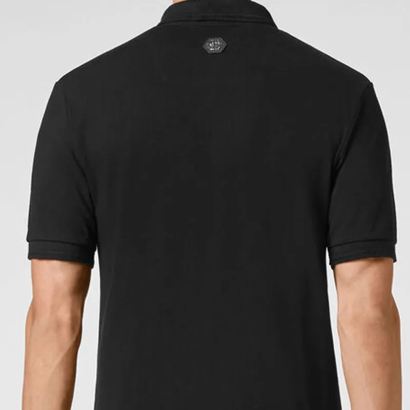 PHILIPP PLEIN Polo Shirts Men Black-4