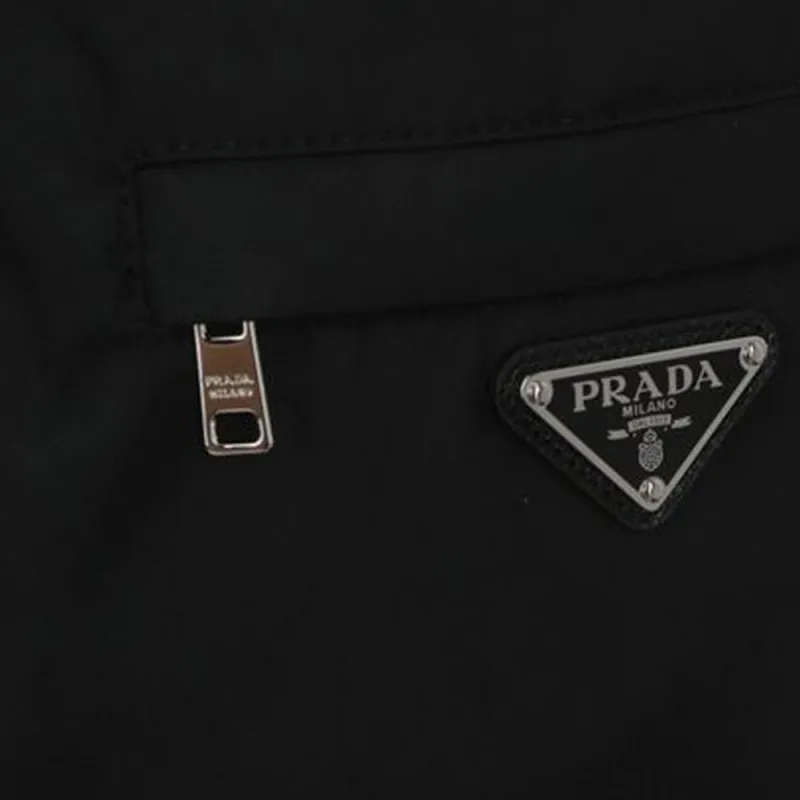 PRADA Two Toned Panelled Long Sleeved Shirt Dress-2