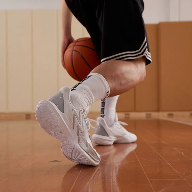 361° BIG3 4.0 PRM Basketball Shoes Men Low Top Silver-11