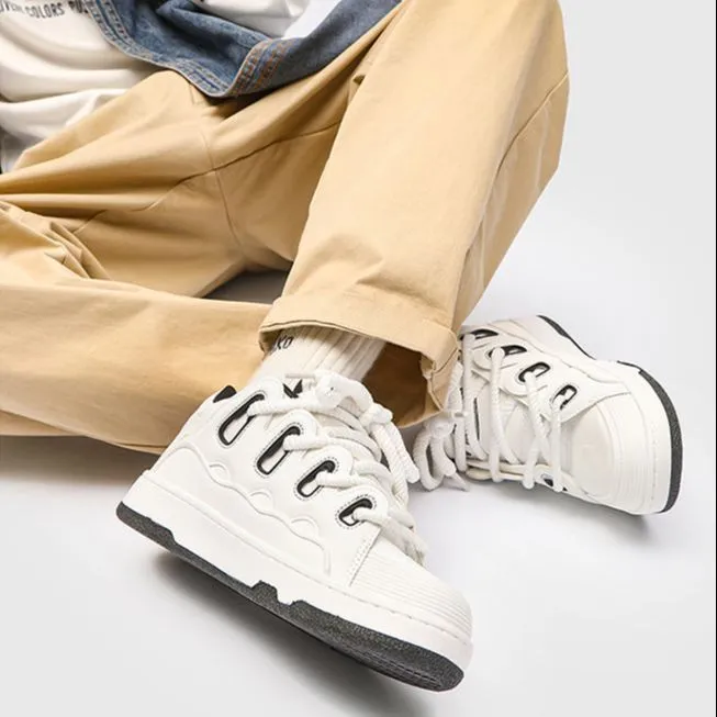 AD Wear-Resistant Low-Top Skateboard Shoes-7