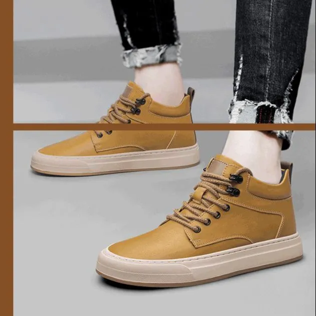 The Bull's House High-Top Skateboard Shoes Men's-17
