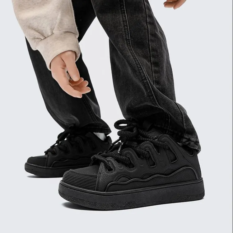 AD Wear-Resistant Low-Top Skateboard Shoes-16