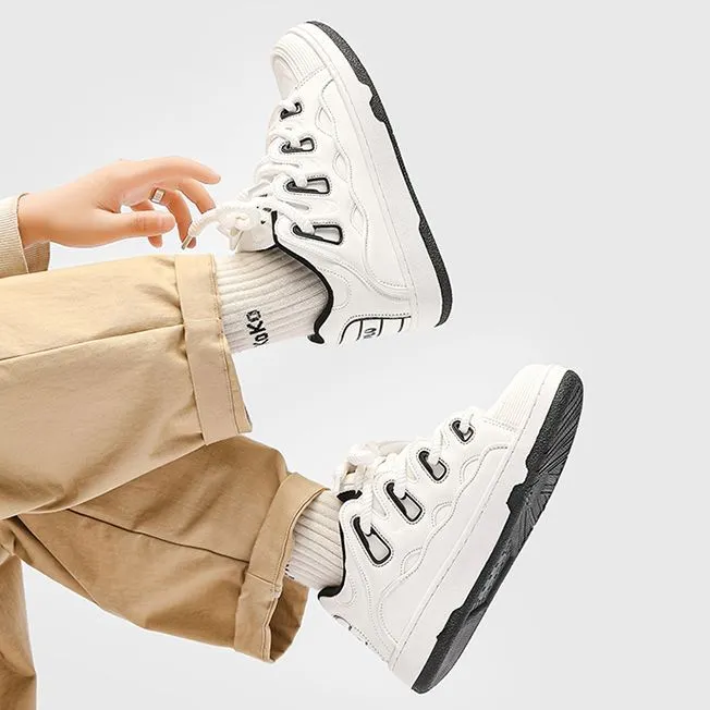 AD Wear-Resistant Low-Top Skateboard Shoes-10