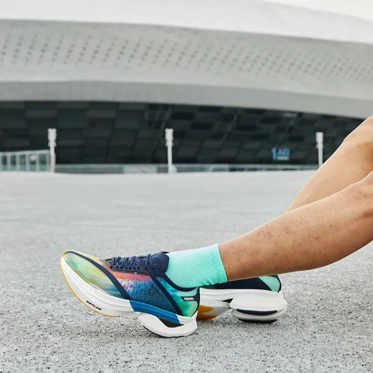 361° Speeding Shock Absorbing, Non Slip, Wear Resistant, Breathable And Lightweight Low Top Running Shoes Men's Teal-6