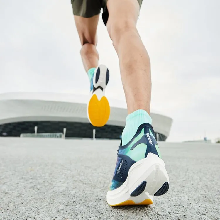 361° Speeding Shock Absorbing, Non Slip, Wear Resistant, Breathable And Lightweight Low Top Running Shoes Men's Teal-7