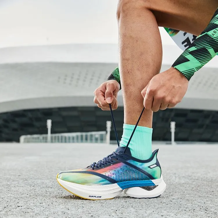 361° Speeding Shock Absorbing, Non Slip, Wear Resistant, Breathable And Lightweight Low Top Running Shoes Men's Teal-5