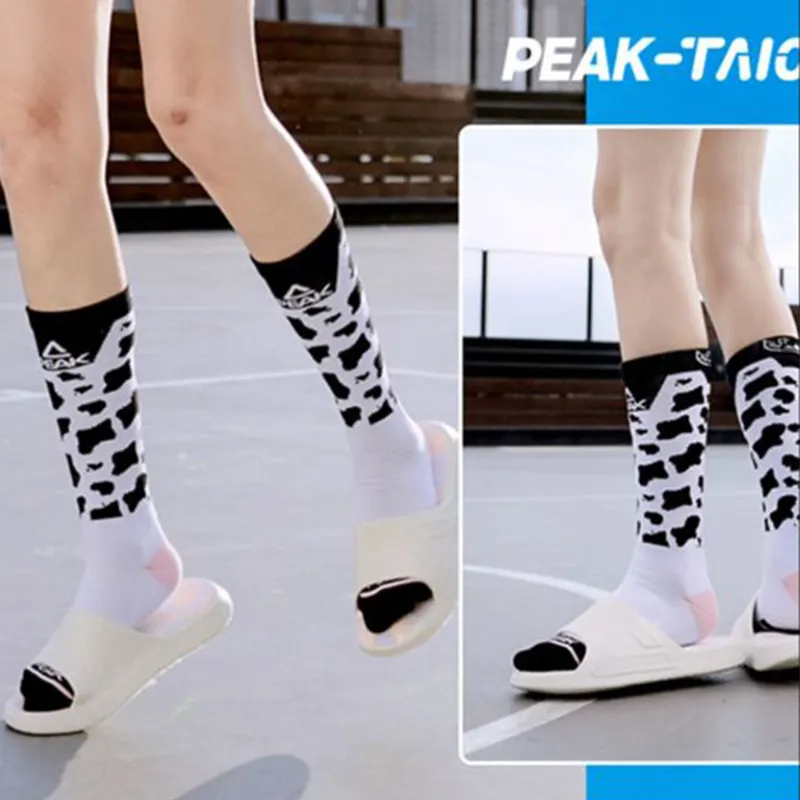PEAK Tai Ji1.0 EVA Quiet Slide Slippers Women's Canvas White-10