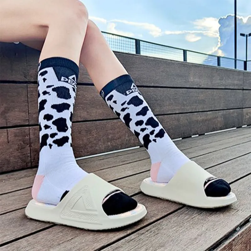 PEAK Tai Ji1.0 EVA Quiet Slide Slippers Women's Canvas White-8