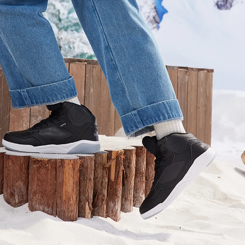 361° Winter Syndrome Warm Anti Slip And Wear Resistant High Top Winter Padded Skateboard Shoes Women's Raven-6