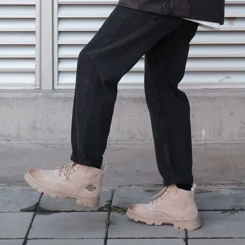 Dickies Martin Boots Men Beige-6