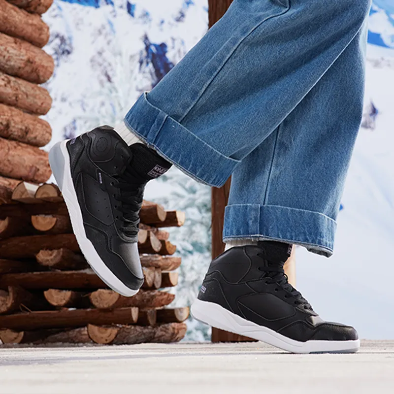 361° Winter Syndrome Warm Anti Slip And Wear Resistant High Top Winter Padded Skateboard Shoes Women's Raven-5