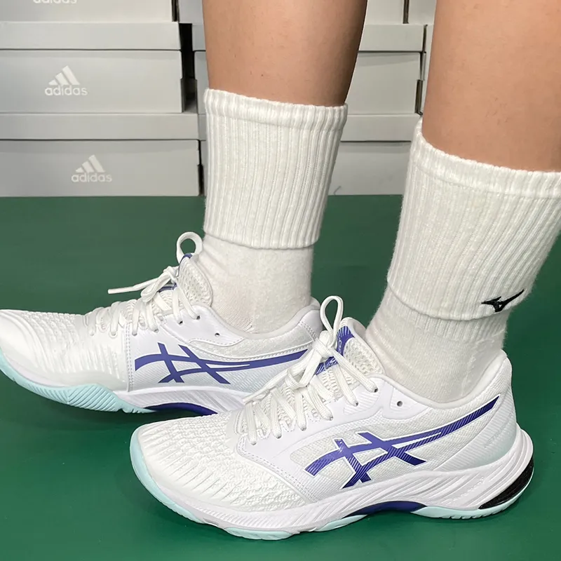 Asics Gel Tactic 12 White Eggplant Women's-6