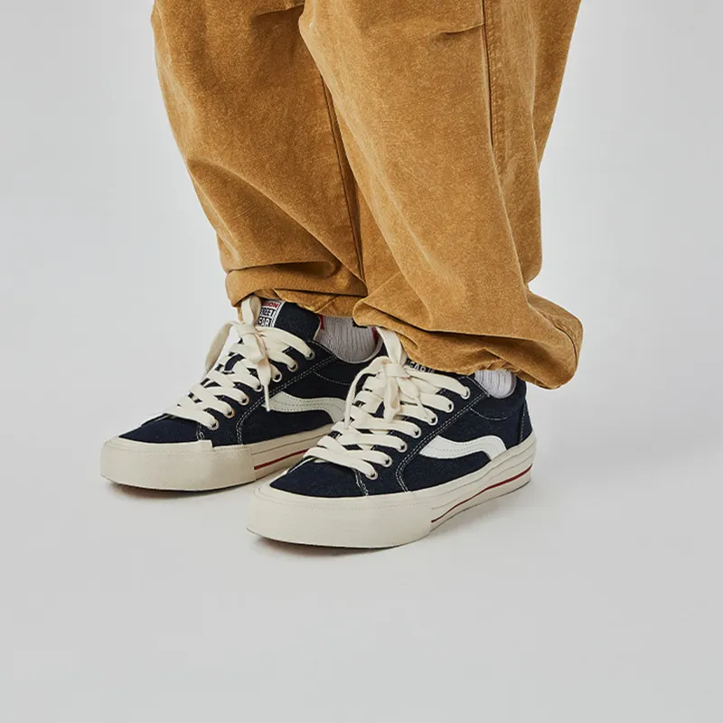 OddCIRKUS x Vision Street Wear Astley Pro Low Top Skateboard Shoes Unisex Denim Blue-8