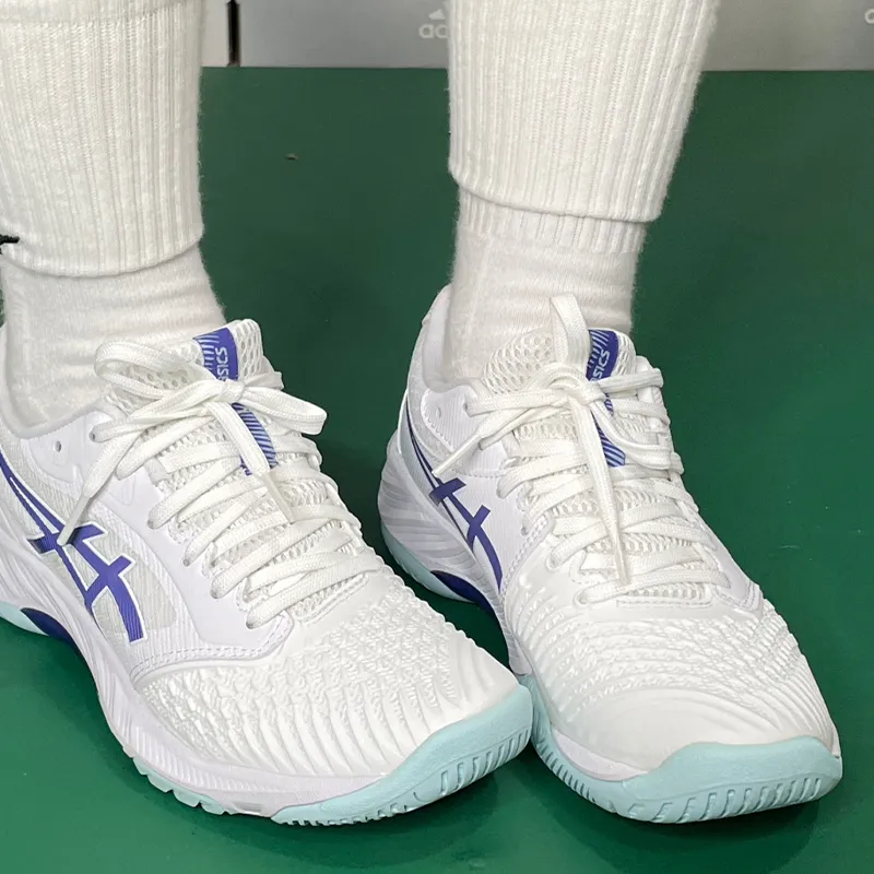 Asics Gel Tactic 12 White Eggplant Women's-8