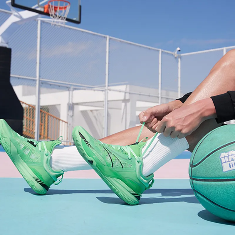 361° DVD1 SE Low Top Basketball Shoes Men's Green Black-7