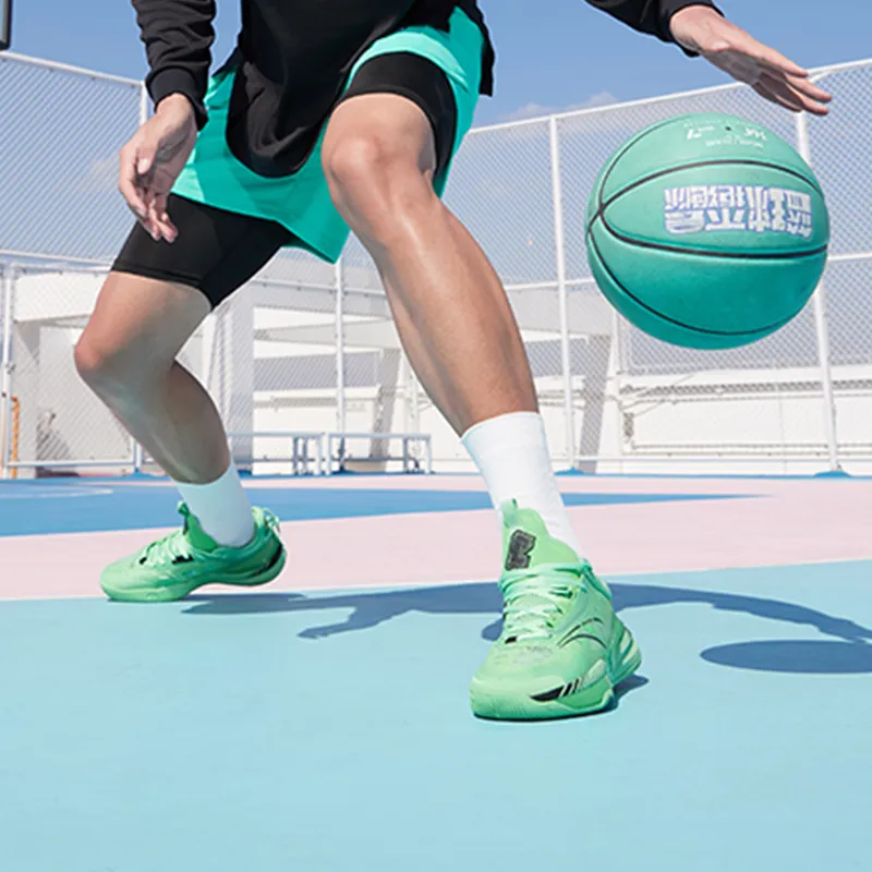 361° DVD1 SE Low Top Basketball Shoes Men's Green Black-9