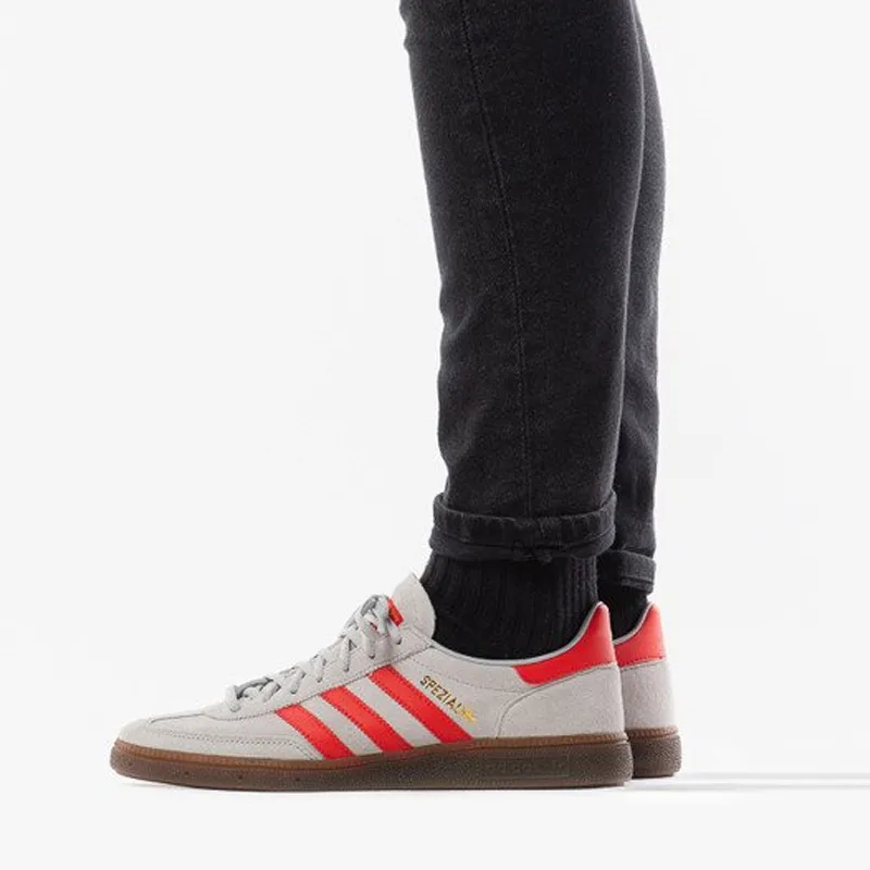 Adidas Handball Spezial Grey Hi Res Red-4