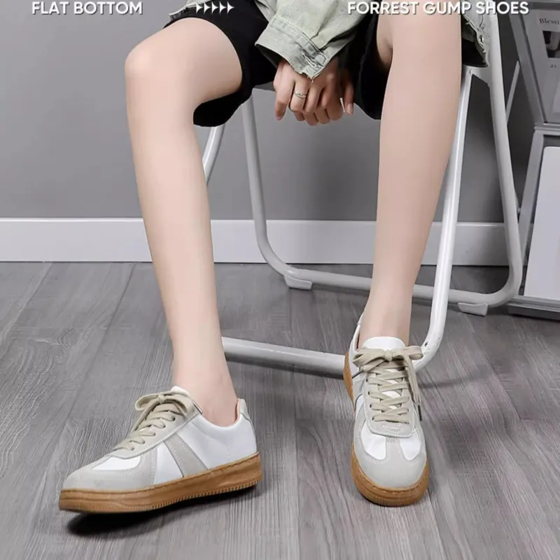 HUANQIU Stylish Skateboarding Shoes Women's White-9