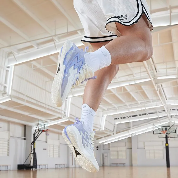361° Big3 3.0 Pro Basketball Shoes Men Low Top Feather White/Iris-9
