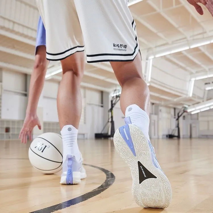 361° Big3 3.0 Pro Basketball Shoes Men Low Top Feather White/Iris-11
