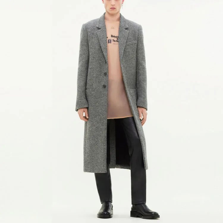 COURREGES Single-breasted Wool-blend Coat-1