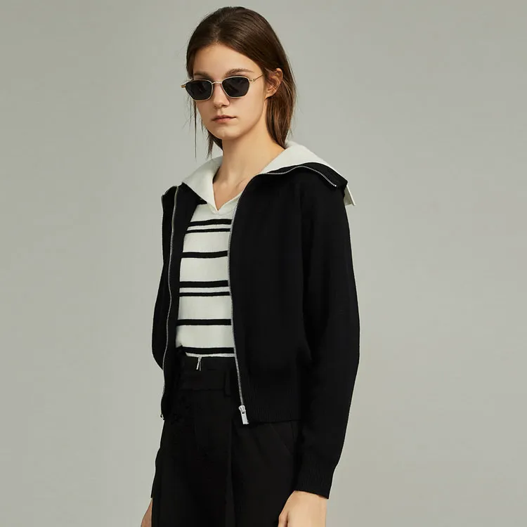 ELLE Sweaters Women's Black-3