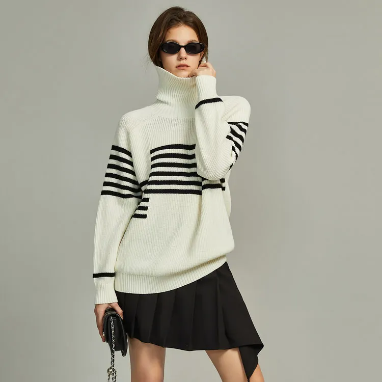 ELLE Sweaters Women's Beige-1