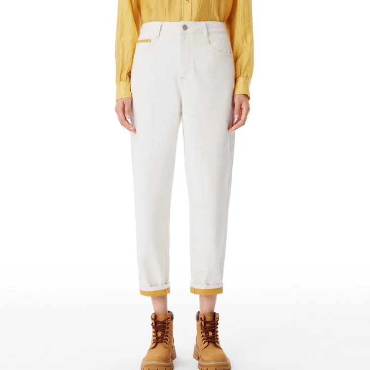 XII BASKET Jeans Women's Ecru-2