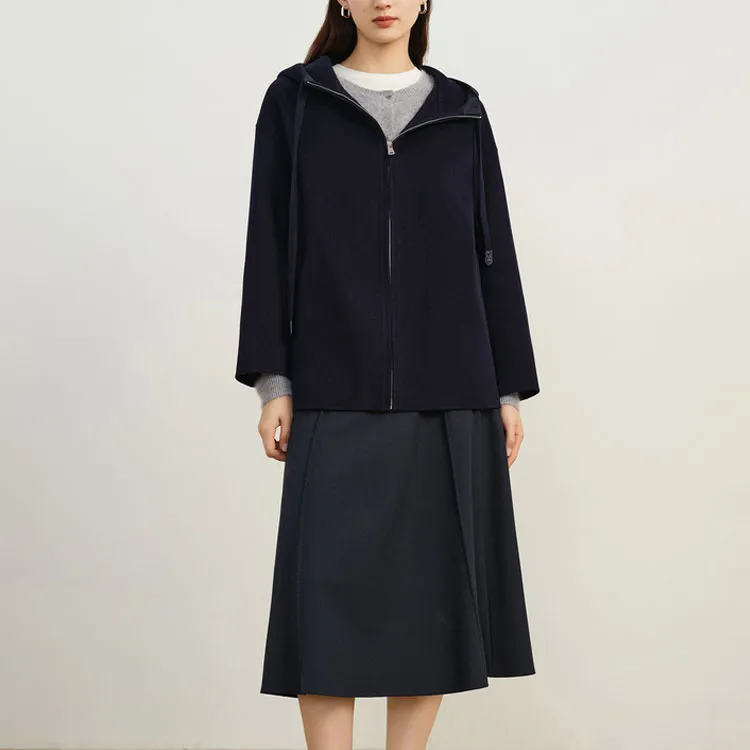 JZ Juzui Coat Women's Dark Blue-2