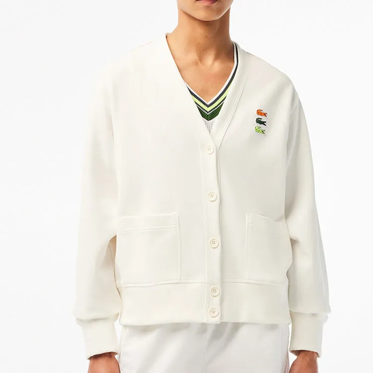 LACOSTE Sweatshirt Women's 70V/White-2