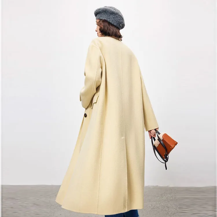 Famanxuan Coat Women's Bern Morning Light Yellow-2
