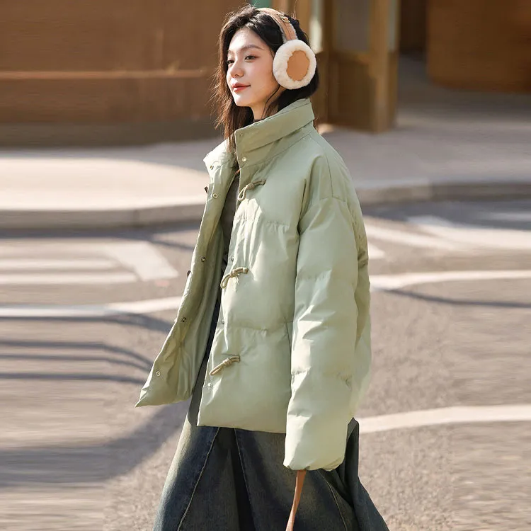Demana Puffer Jacket Women's Light Pea Green-3