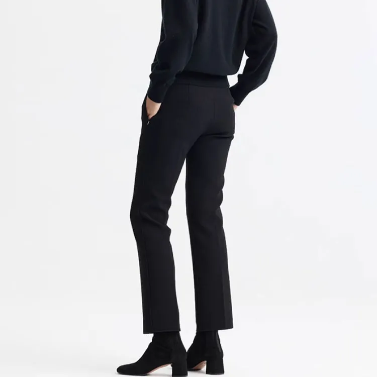 MS MIN Casual Pants Women's Black-3