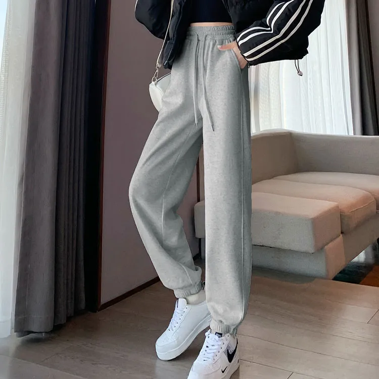 Tonlion Casual Pants Women's Heather Gray-1
