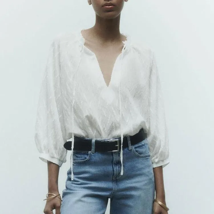 ZARA Shirts Women's White-2