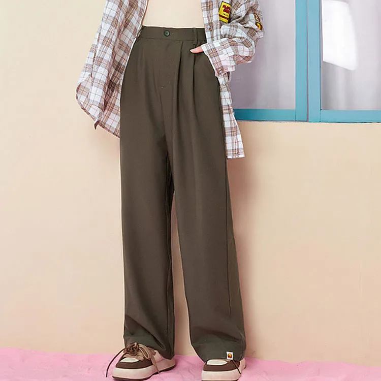 B.Duck Casual Pants Women's Dark Brown-2