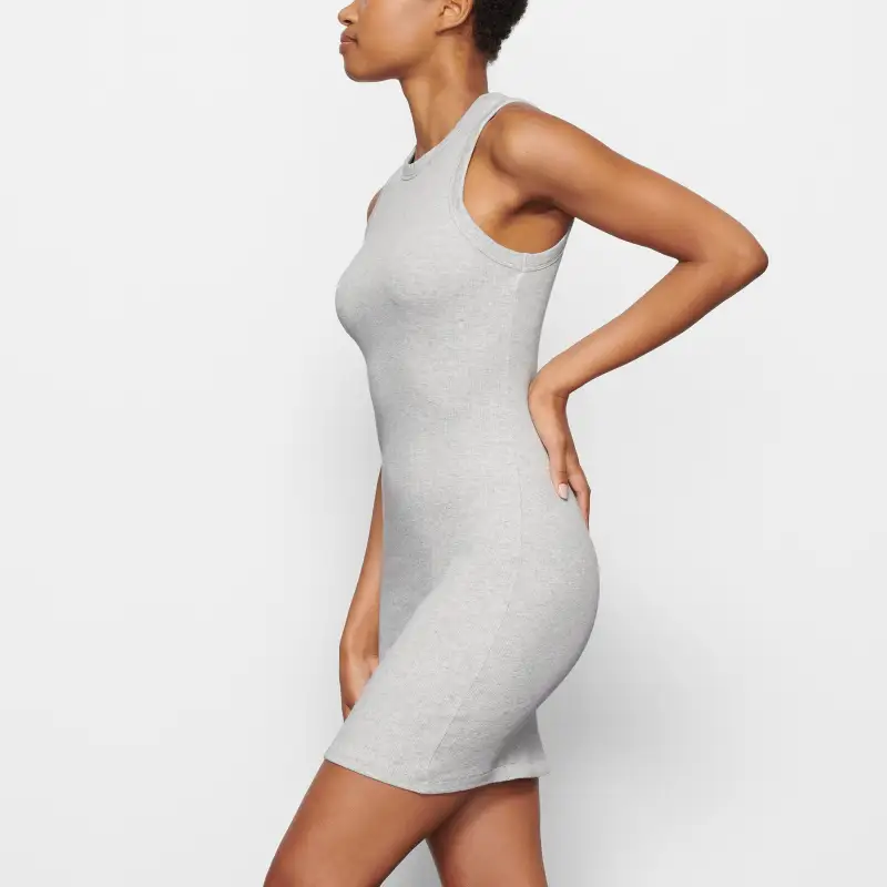 Skims Sleeveless Dresses Women's Light Heather Gray/LIGHT HEATHER GREY-3
