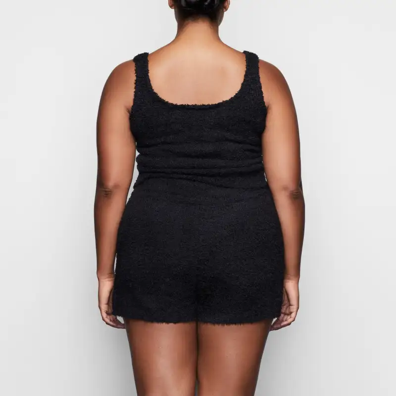 Skims Cozy Knit Bralette Onyx-2