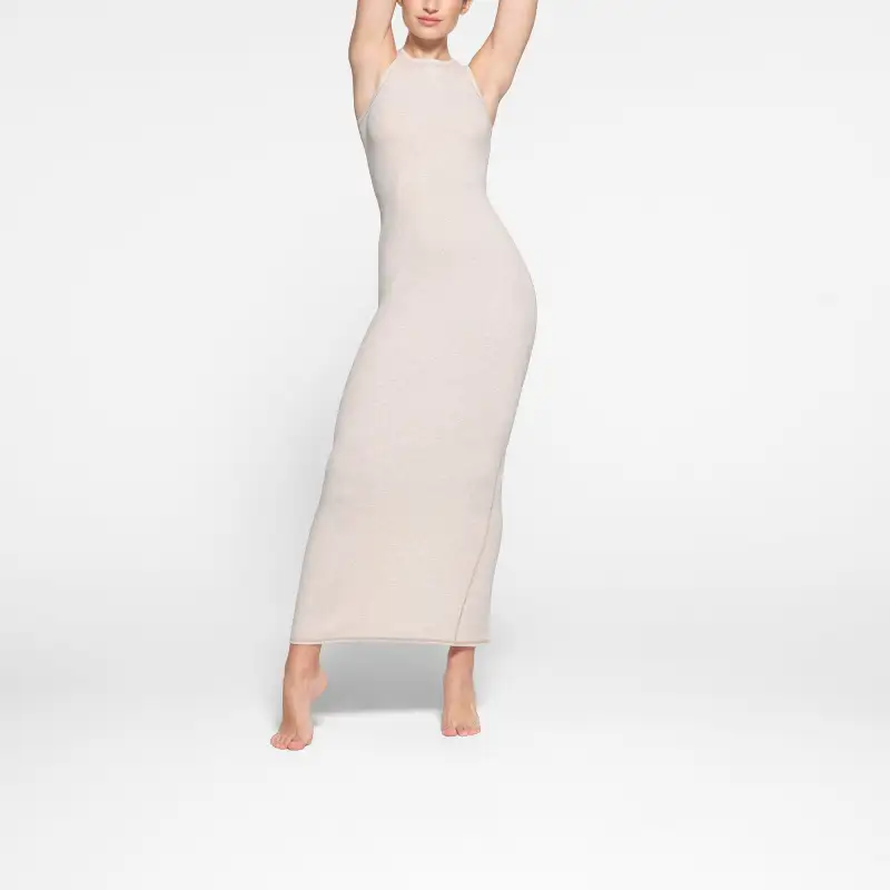 Skims Sleeveless Dresses Women's HEATHER OATMEAL MULTI/Heather Flower Oatmeal-2