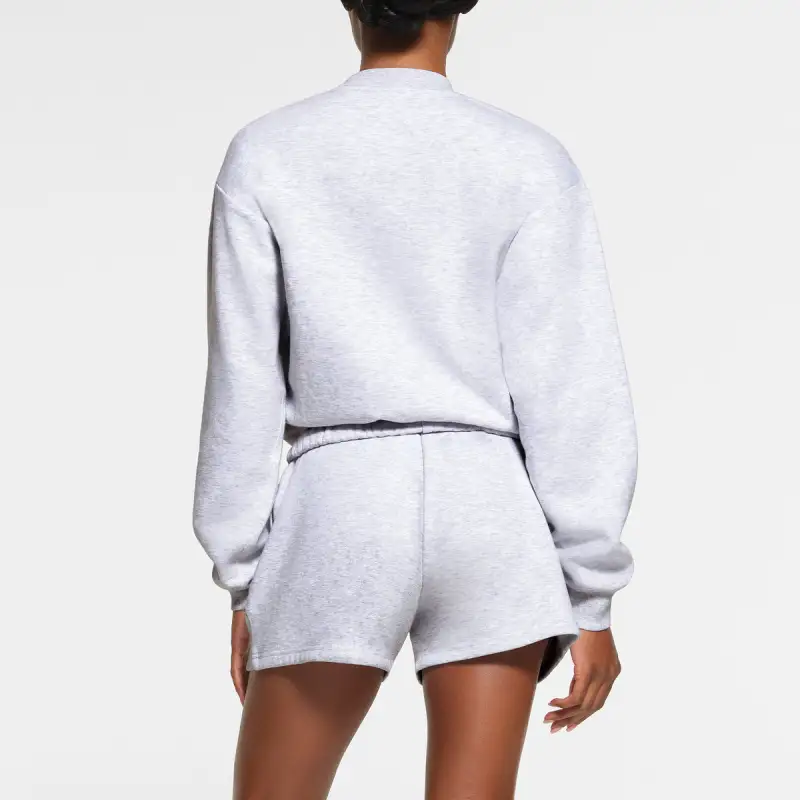 SKIMS Sweater Women's LIGHT HEATHER GREY/Light Heather Gray-2