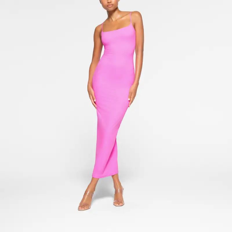 Skims Slip Dresses Women's NEON ORCHID/Neon Orchid-1