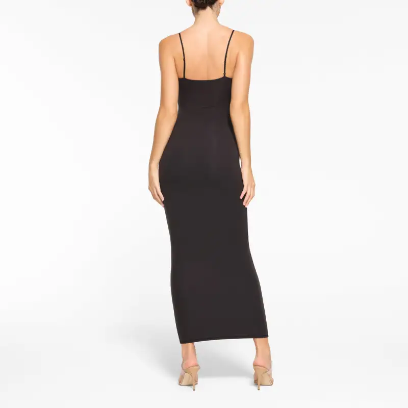 SKIMS FITS EVERYBODY LONG SLIP DRESS Slip Dresses Women's ONYX/Onyx-2
