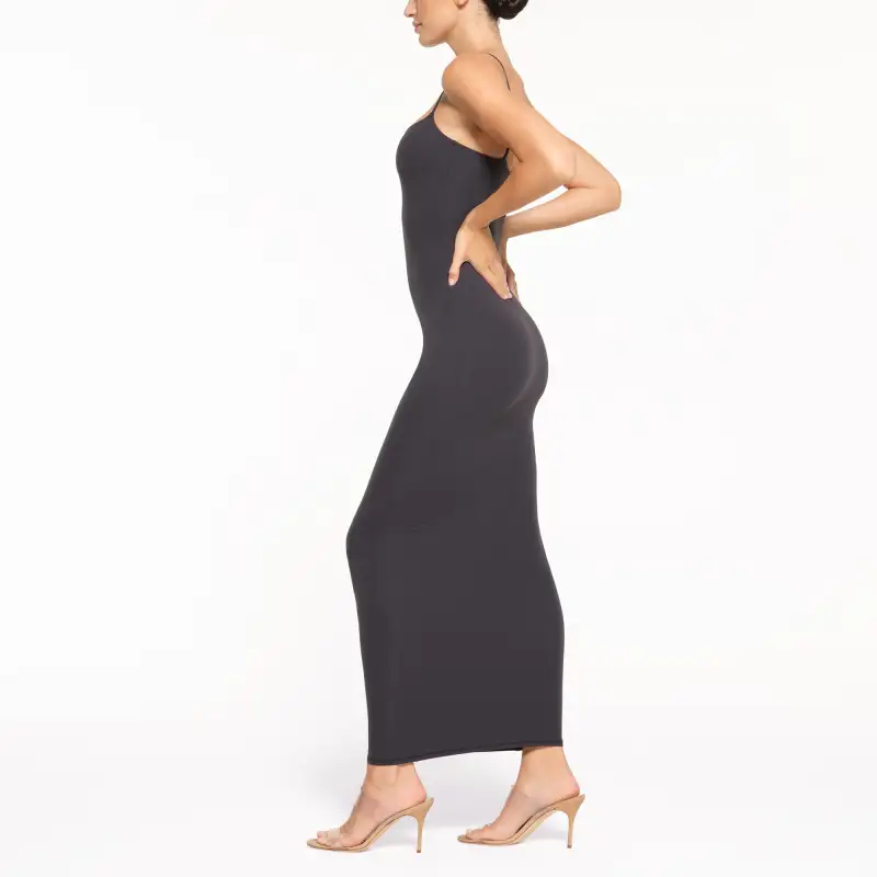 Skims Slip Dresses Women's GRAPHITE/Graphite-3