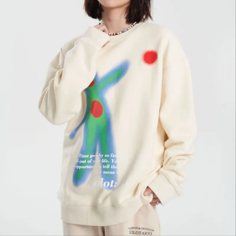 SOLOTARIO Sweatshirt Unisex Beige-1