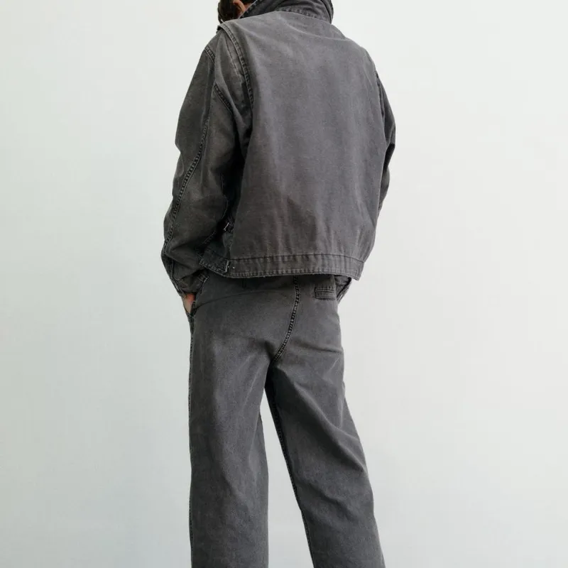 ZARA Jackets Women's Gray-3