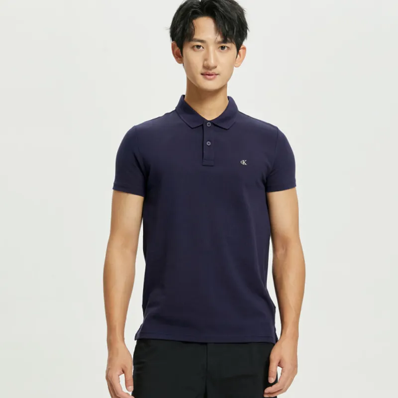 CALVIN KLEIN Polo Shirt Men's Blue-2