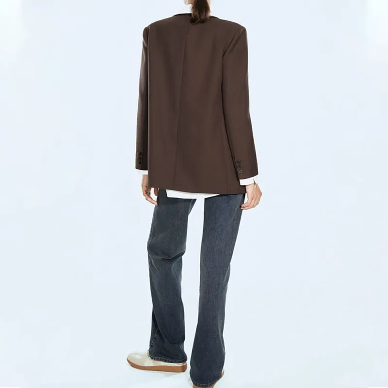 COVERINS Business Suit Women's Coffee-1
